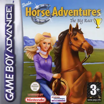 Barbie Horse Adventures GBA box art