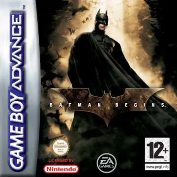 Batman Begins GBA box art