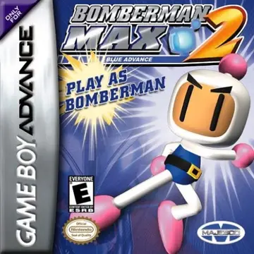 Bomberman Max 2: Blue Advance GBA box art