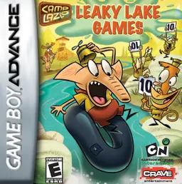 Camp Lazlo: Leaky Lake Games GBA box art