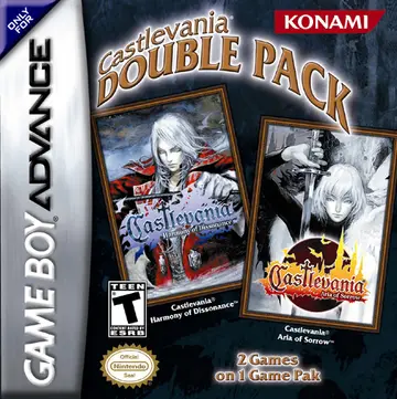 Castlevania Double Pack GBA box art