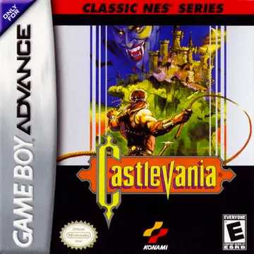 Classic NES Series: Castlevania GBA box art