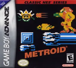 Classic NES Series: Metroid GBA box art