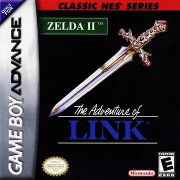 Classic NES Series: Zelda II: The Adventure of Link box art