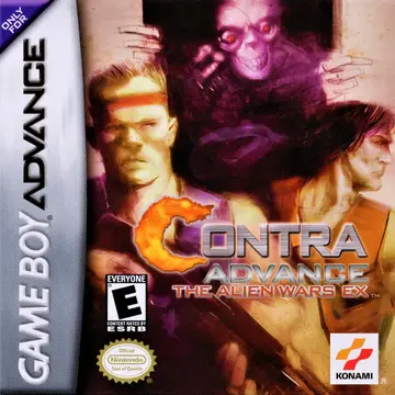 Contra Advance: The Alien Wars EX GBA box art