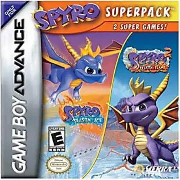 Crash & Spyro Superpack: Spyro: Season of Ice + Crash Bandicoot: The Huge Adventure box art