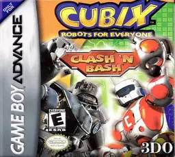 Cubix: Robots for Everyone: Clash 'N Bash GBA box art