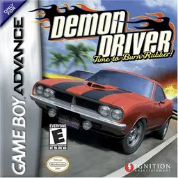 Demon Driver: Time to Burn Rubber! GBA box art