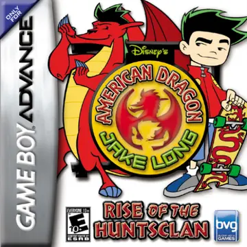 Disney's American Dragon: Jake Long - Rise of the Huntsclan! GBA box art