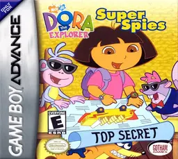 Dora the Explorer: Super Spies GBA box art