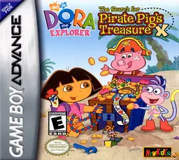 Dora the Explorer: The Search for the Pirate Pig's Treasure GBA box art