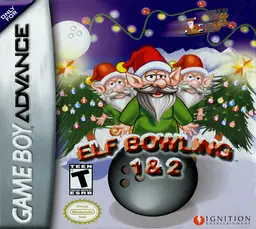 Elf Bowling: 1 & 2 GBA box art