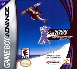 ESPN Winter X-Games Snowboarding 2002 GBA box art