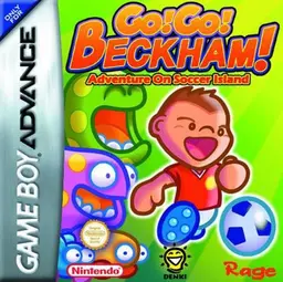 Go! Go! Beckham! Adventure on Soccer Island GBA box art