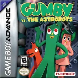 Gumby vs. the Astrobots GBA box art