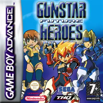 Gunstar Future Heroes GBA box art