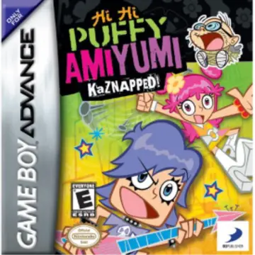 Hi Hi Puffy AmiYumi: Kaznapped! GBA box art