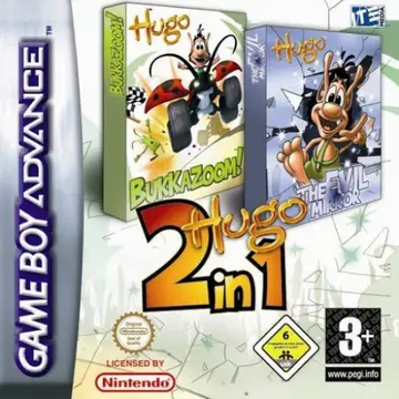 Hugo 2 in 1 GBA box art