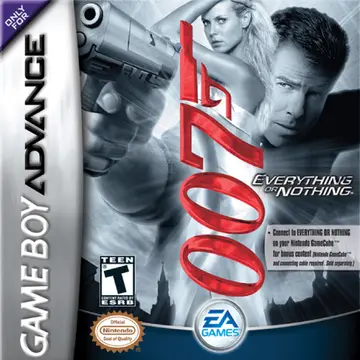 James Bond 007: Everything or Nothing GBA box art