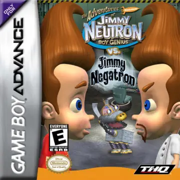 Jimmy Neutron vs. Jimmy Negatron box art