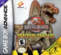 Jurassic Park III: Dino Attack GBA box art
