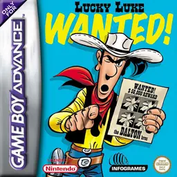 Lucky Luke: Wanted! GBA box art