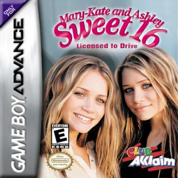 Mary-Kate and Ashley: Sweet 16: Licensed to Drive GBA box art