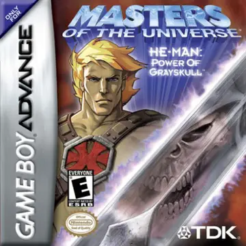 Masters of the Universe: He-Man: Power of Grayskull GBA box art