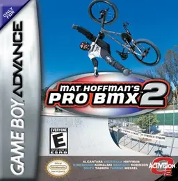 Mat Hoffman's Pro BMX 2 GBA box art