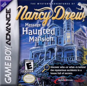 Message in a Haunted Mansion GBA box art