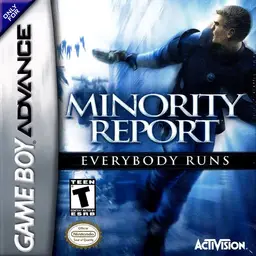 Minority Report: Everybody Runs GBA box art