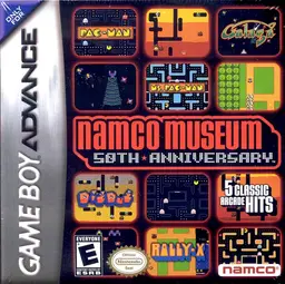Namco Museum: 50th Anniversary GBA box art