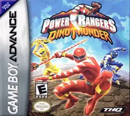 Power Rangers Dino Thunder GBA box art