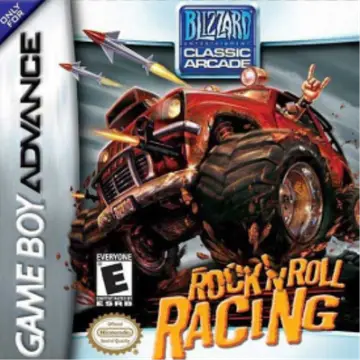Rock n' Roll Racing GBA box art