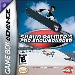 Shaun Palmer's Pro Snowboarder GBA box art