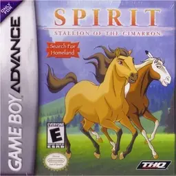 Spirit: Stallion of the Cimarron — Search For Homeland GBA box art