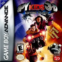 Spy Kids 3-D: Game Over GBA box art