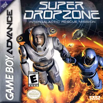 Super Dropzone: Intergalactic Rescue Mission GBA box art