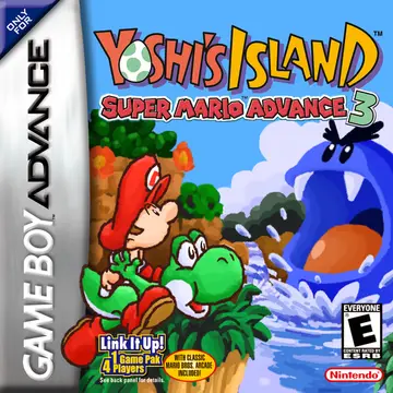 Super Mario Advance 3: Yoshi's Island GBA box art