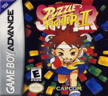 Super Puzzle Fighter II GBA box art