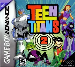 Teen Titans 2 GBA box art