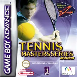 Tennis Masters Series 2003 GBA box art