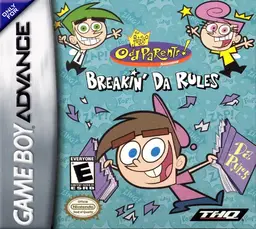 The Fairly OddParents: Breakin' da Rules GBA box art