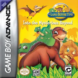 The Land Before Time: Into the Mysterious Beyond GBA box art