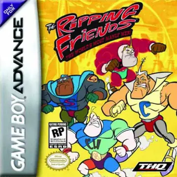 The Ripping Friends: The World's Most Manly Men! GBA box art