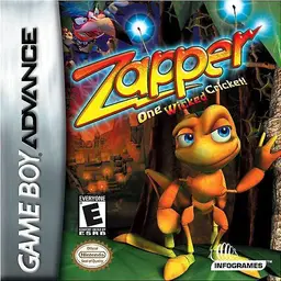 Zapper: One Wicked Cricket GBA box art