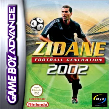 Zidane Football Generation 2002 GBA box art