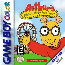 Arthur's Absolutely Fun Day GBC box art