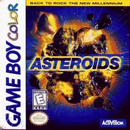 Asteroids GBC box art