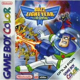 Buzz Lightyear of Star Command GBC box art